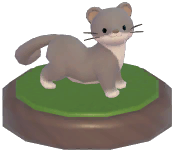 Observing Ferret Ornament