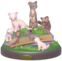 Utopian Ferret Ornament