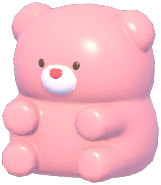 Pink Bear Ornament
