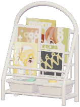 Floor Standing Magazine Rack