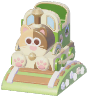 Smiling Cat Rocking Ride