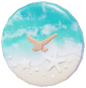 Sea Shell Display Clock