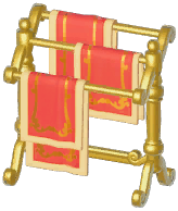 Golden Towel Rack