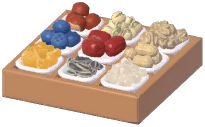 Nine-Grid Dried Fruit Tray