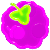 Large Raspberry Neon Sign