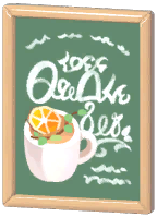 Café Chalkboard Menu