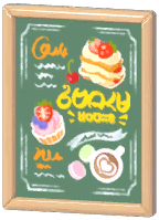 Café Chalkboard Menu