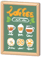 Café Chalkboard Menu