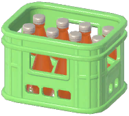Glass Bottle Crate