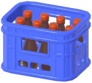 Glass Bottle Crate