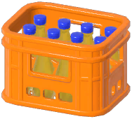 Glass Bottle Crate