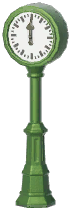 Street Pillar Clock