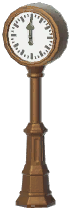 Street Pillar Clock