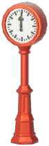 Street Pillar Clock