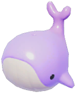 Purple Splash Whale