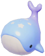 Royal Purple Splash Whale