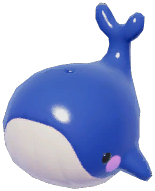 Navy Splash Whale