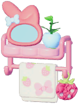 My Melody Vanity Shelf