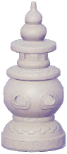White Gourd Stone Lamp