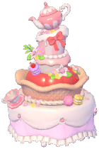 Cream Cake Tower