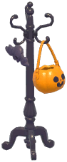 Eerie Pumpkin Clothes Stand