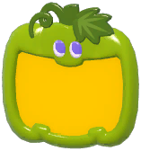 Eerie Grinning Pumpkin Photo Frame