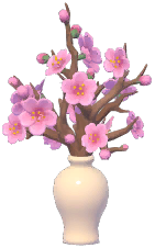 Spring Festival Peach Blossom Vase