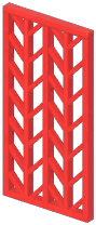 Festive Minimalist Partition Wall