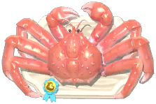 Pink King Crab Decoration