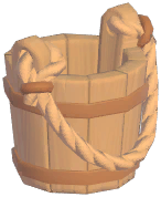Farmhouse Wooden Bucket