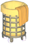 Iron Laundry Basket