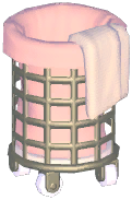 Iron Laundry Basket