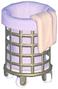 Iron Laundry Basket