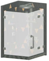 Simplistic Shower Enclosure