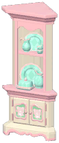 Marshmallow Corner Cabinet