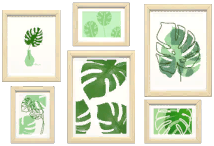 Swiss Cheese Plant Wall Art