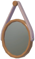 Minimalist Hanging Mirror