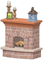 Rustic Fireplace
