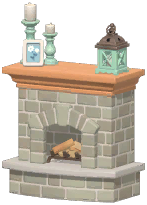 Rustic Fireplace