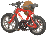 Wall-Mounted Mountain Bike