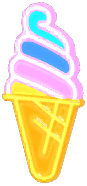 Ice Cream Cone Neon Sign
