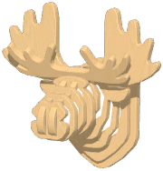 Moose Wall Lamp