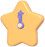 Star Hanging Clock