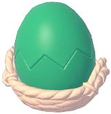 Aquamarine Cracked Egg