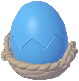 Blue Cracked Egg