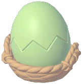 Green Cracked Egg