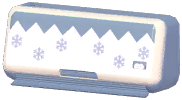 Snowflake-Trim Air Conditioner