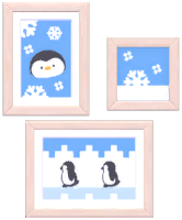 Winter Penguin Wall Art