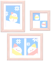Snowman Set II Wall Art