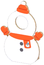 Snowman Selfie Frame Board